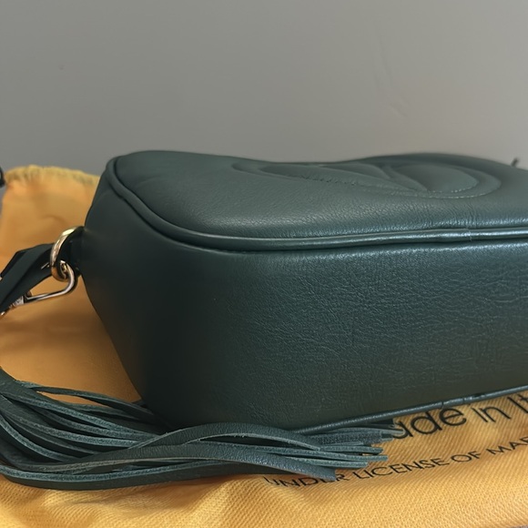 Valentino Dark Green Crossbody Bag with Tassel - Picture 7 of 16